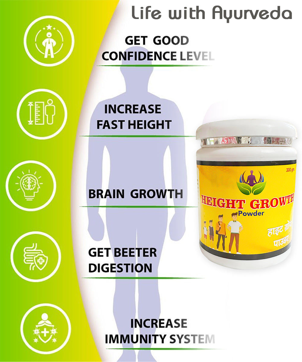 Height Growth® – Natural Ayurvedic Growth & Development Powder